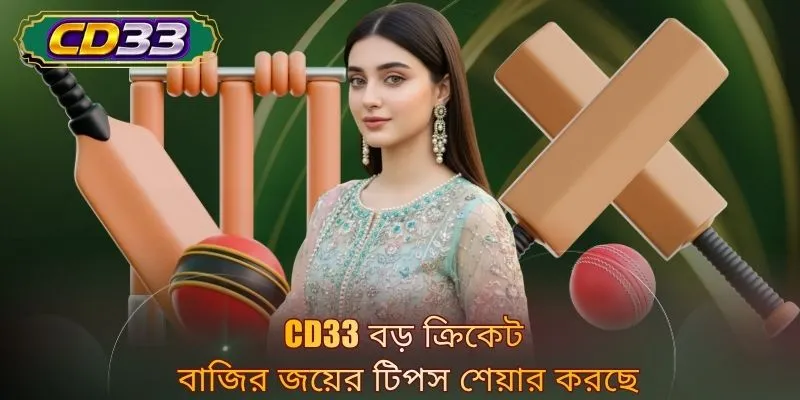 CD33 বড় ক্রিকেট বাজির জয়ের টিপস শেয়ার করছে