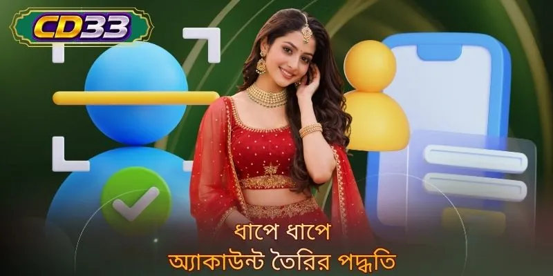 ধাপে ধাপে অ্যাকাউন্ট তৈরির পদ্ধতি