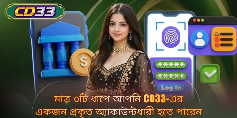 মাত্র ৩টি ধাপে আপনি CD33-এর একজন প্রকৃত অ্যাকাউন্টধারী হতে পারেন